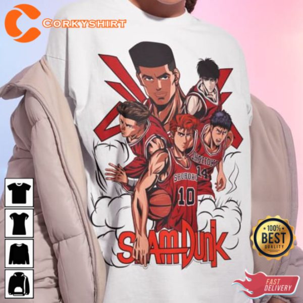 Hanamichi Sakuragi Kaede Rukawa For Fan T-Shirt