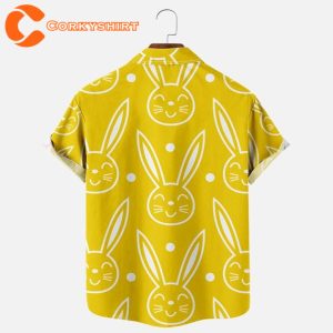 Happy Easter Bunny Lover Summer Aloha Easter Cool Bunnies Vibe Hawaiian Shirt