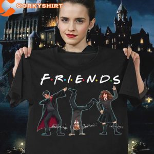 Hogwarts Harry Ron Hermione Best Friends Forever T-Shirt Design