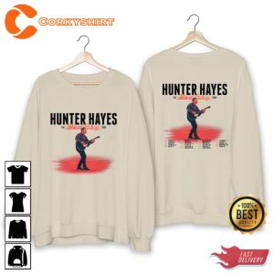 Hunter Hayes The Red Sky Tour 2023 Music Fan Shirt Concert Gift2