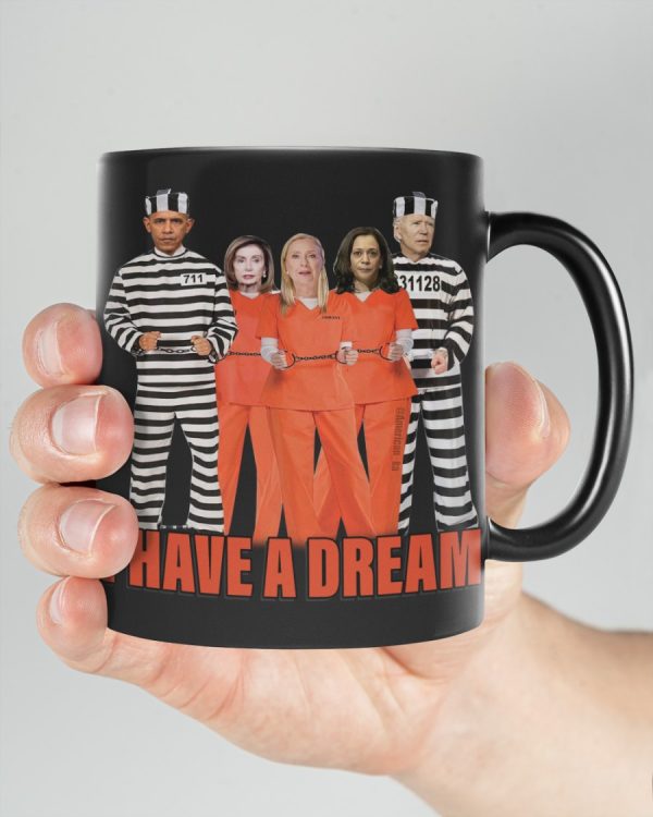 I Have A Dream Funny Designed Ceramic Coffee Mugs