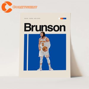Jalen Brunson New York Knicks NBA Fan Gift Poster