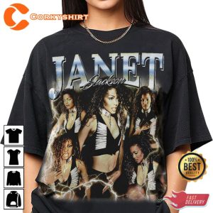 Janet Jackson Merch Tour Dates JJ Fans Tour Concert T-Shirt