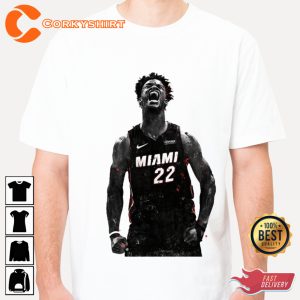 Jimmy Butler Miami Heat Buckets Playoff Jimmy Basketball Designed T-Shirt