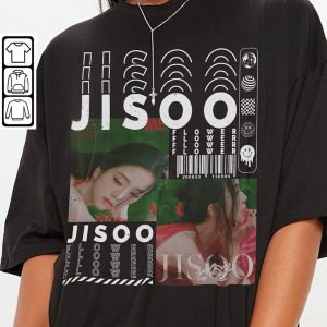 Jisoo-Blackpink-Flower-Kpop-Music-Classic-T-shirt-2