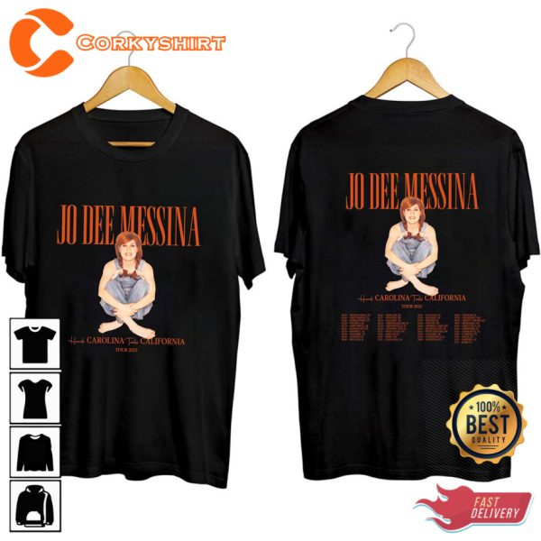 Jo Dee Messina Tour Heads Carolina Tails California 2023 T-shirt