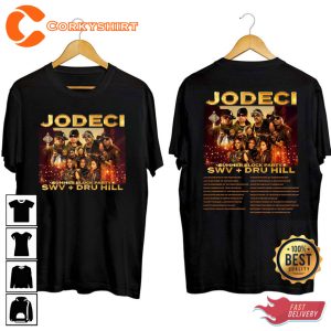 Jodeci Concert 2023 Summer Block Party Tour T-shirt