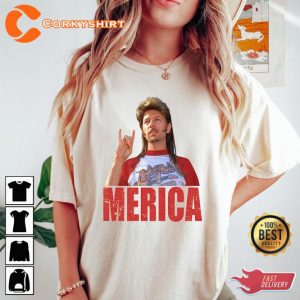 Joe Dirt Merica Funny 4th of July Independence Day T-Shirt