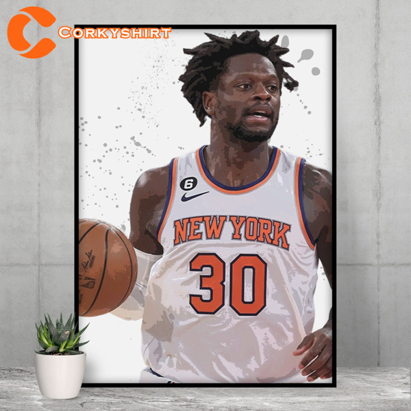 Julius Randle 30 New York Knicks basketball poster 2023 shirt