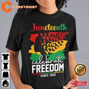 Juneteenth Heart Celebrate Freedom Since 1965 Classic T-Shirt