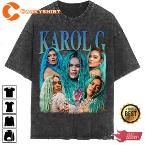 Karol G Latin Trap R&B Pop Fan Gift Vintage T-shirt
