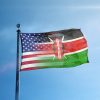 Kenyan And American Hybrid Flag