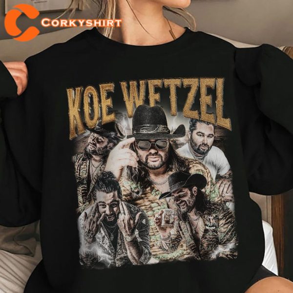 Koe Wetzel Noise Complaint Album World Tour 2023 T-Shirt