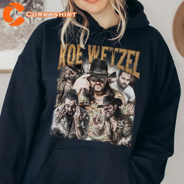 Koe Wetzel Noise Complaint Album World Tour 2023 T-Shirt