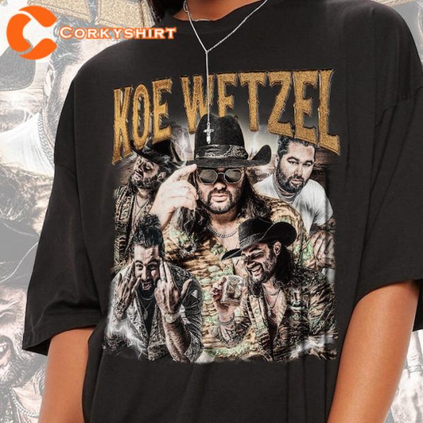 Koe Wetzel Noise Complaint Album World Tour 2023 T-Shirt