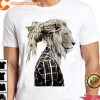 Lion Rasta Hair Jamaican Funny Art Cool T Shirt