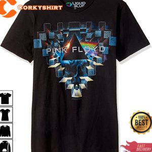 Liquid Blue Mens Pink Floyd Space Window Short Sleeve T-Shirt