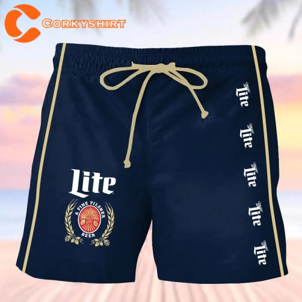 Lite A Fine Pilsner Beer Swim Shorts