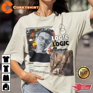 Logic Rapper Tee Logic Tshirt Vintage Style Bootleg Inspired