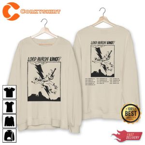 Lord Huron 2023 Live Tour Album Tracklist Cartoon Style Art Designed T-Shirt