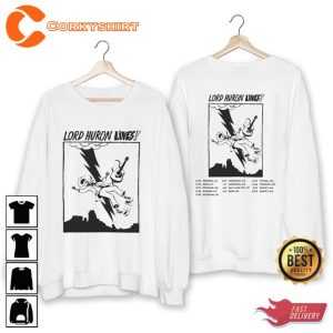 Lord Huron 2023 Live Tour Album Tracklist Cartoon Style Art Designed T-Shirt2