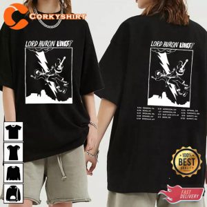 Lord Huron 2023 Live Tour Album Tracklist Cartoon Style Art Designed T-Shirt3
