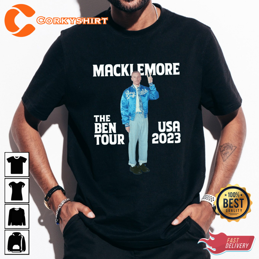 Macklemore-BEN-US-Tour-2023-Thank-For-A-Memorable-Shirt-1