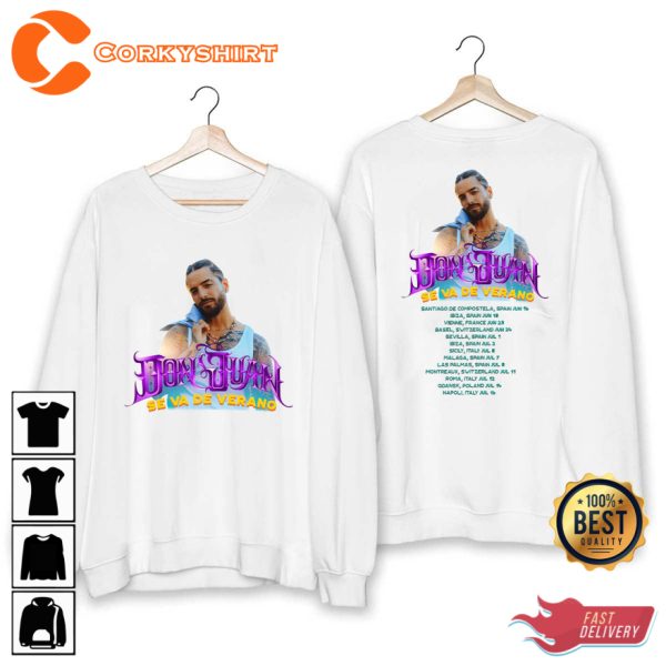 Maluma Don Juan Tour Summer North American 2023 T-shirt