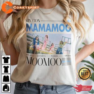 Mamamoo V2 Kpop Shirt My Con Tour Vintage Sweatshirt Mamamoo 3