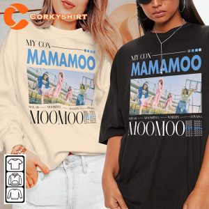 Mamamoo V2 Kpop Shirt My Con Tour Vintage Sweatshirt Mamamoo