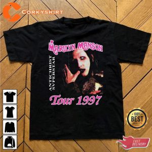 Marilyn Manson Antichrist Superstar Euro Tour 1997 T-Shirt For Fans3