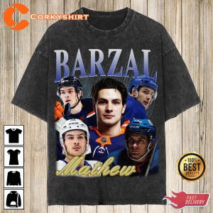 Mathew Barzal New York Islanders Hockey Graphic T-Shirt