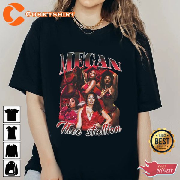 Megan Thee Stallion Street Style Hip Hop Rap Tee Rapper Megan