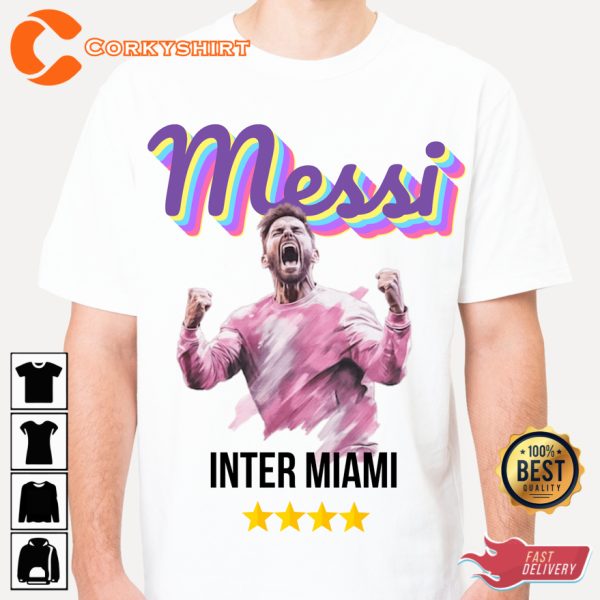 Messi Inter Miami US Legend Soccer Unisex T-shirt