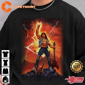 Metal Dude Eddie Stranger Things 4 Movie T-Shirt