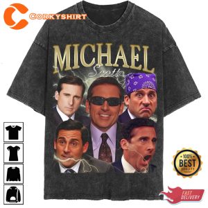 Michael Scott Comedian The Office Show Funny T-shirt