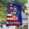 Michigan Eagle American Pride Memorial Day Flag