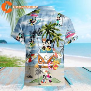 Mickey And Minnie Magical Disneyworld Family Vacation Hawaiian Group Shirt