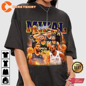 Mikal Bridges NBA Small Forward Vintage T-shirt
