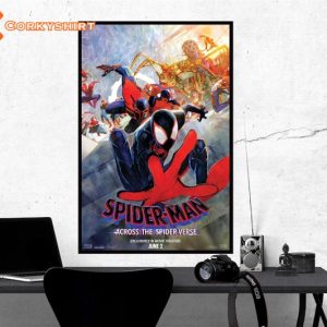 Miles Morales Spider-Man 2 Movie Poster Room Decor