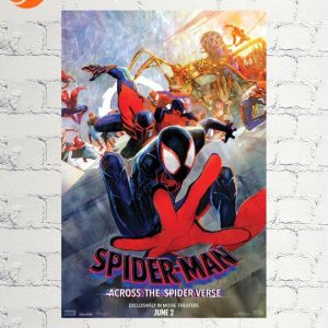 Miles Morales Spider-Man 2 Movie Poster Room Decor