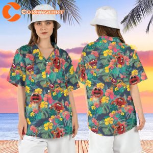 Muppet Animal Hibiscus Hawaiian Shirt Summer
