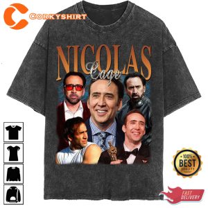 Nicolas Cage Movie 2023 Actor Gift for Fan T-shirt