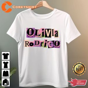 Olivia Rodrigo Tour SOUR Album Drivers Licence Graphic T-shirt