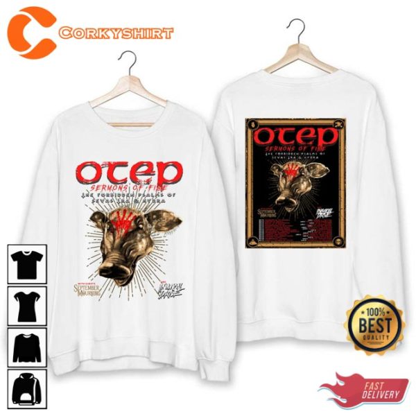 Otep Shamaya 2023 Music Tour Best Shirt For Passionate Fans Concert Gift