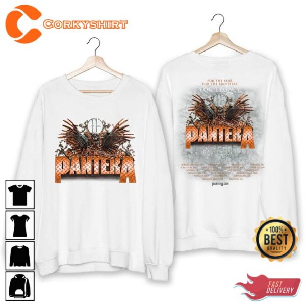 Pantera 2023 Tour With Lamp Of God Metal Rock Concert Shirt Best Gift For Fans