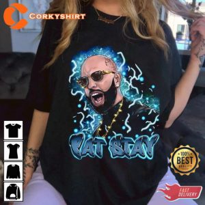 Pat Stay GOAT Rapper 90s Graphic Designed T-Shirt