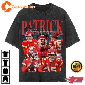 Patrick Mahomes Football Quarterback Graphic T-Shirt Best Gift For Fans