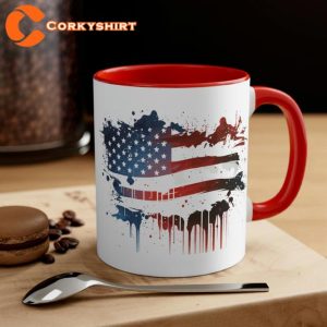 Patriotic Independence 4th of July Red White and Blue USA Mug