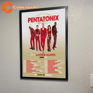 Pentatonix The World Tour 2023 Summer Concert Poster